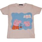 T-shirt bambina Peppa Pig & George bianca