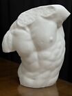 Statua Scultura Busto Torso Gaddi Arte Arredamento bianco