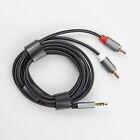 Cavo Da RCA a Jack 3,5 Mm 2M 2 RCA Maschio a 1 Jack Aux Alta Fedeltà