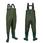 Wathose PVC Anglerhose Wasserdicht Teichhose Angler Gr. XXL 46/47