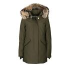 WOOLRICH Giubbotto Donna Artic Raccoon Parka CFWWOU0538FRUT0001 Colore Verde