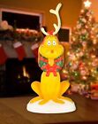 Grinch Max With Antler Dr. Seuss Christmas Lighted Blow Mold 24IN FAST SHIPPING