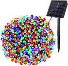 Luci Natale Esterno Solare 22M 200 LED Catena Luminosa Stringa Impermeabile 8 Mo