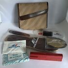 Air France Concorde wash amenity bag pouch by Charles Frantz with contents - brn