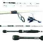 Combo Canna Spinning Kenko 2.10Mt + Mulinello Pesca Trota Black Bass Spigola EH