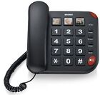 Brondi Bravo 15 Telefono a Filo Black