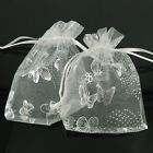 Butterfly Organza Jewelry Gift Candy Pouch Bags Wedding Party Favor Decor