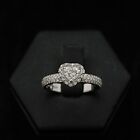 DAMIANI ANELLO MINOU CUORE ORO BIANCO 18KT BRILLANTI 0.85 CT BOX & PAPERS NUOVO