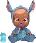 IMC Toys 922235 Cry Babies Disney Stitch Piange Lacrime Vere e Suoni Realistici