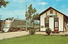 Postcard Union, Illinois: Illinois Railway Museum, "Nebraska Zephyr"