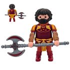 Playmobil figura guerriero nano con ascia medievale