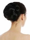 Chignon Ciambella Capelli Chignon Tradizionale Raccolti Marrone Nero Grande