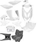 KIT 13 CARENE COMPLETE BIANCO LUCIDO PER YAMAHA 50 100 CC AEROX MBK NITRO 97>12