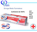 MEDS FARMATEXA SIRINGA MONOUSO  CONFEZIONI DA 100 PZ