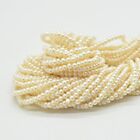 Freshwater Potato Round Pearl Beads - Off White - 3mm - 5mm