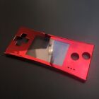 GAME BOY MICRO GBM COVER FRONTALE GUSCIO CASE ROSSO GAMEBOY