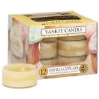 Yankee Candle Candela Vaniglia Cupcake - Candele aromatiche da tè (12 pezzi) Uni