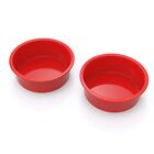 SILIVO Stampi in Silicone per Dolci, 2 Pezzi Stampi Torta 15 cm, (V3j)