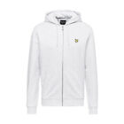 Lyle & Scott Uomo Felpe con Cappuccio Manica Lunga Intera Zip Invernale Nuovo