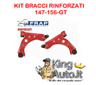 COPPIA BRACCI OSCILLANTI INFERIORI RINFORZATI RACING FRAP ALFA ROMEO 147-156 -GT