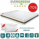 EVERGREENWEB ? Materasso Singolo 80x190 alto 20 cm + Cuscino GRATIS ??