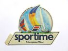 VECCHIO ADESIVO / Old Sticker ABBIGLIAMENTO SPORTIME VELA WINDSURF (cm 17 x 13)