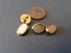 GEMELLI CAMICIA POLSO CUFFLINKS BOUTONS MADREPERLA ANNI 50/70 VINTAGE A SCELTA B