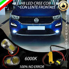 COPPIA LAMPADE FENDINEBBIA H8 LED CREE COB CANBUS VW T-ROC TROC 100% NO ERROR