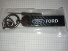 Portachiavi Auto Logo FORD, Fibra Di Carbonio.