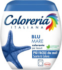 Grey Colorante Tessuti E Vestiti in Lavatrice, Colore Blu Mare, 1 Confezione, 35