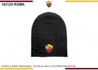 CAPPELLO ROMA INVERNALE NERO ADULTO RAGAZZO PRODOTTO UFFICIALE JERSEY PILE