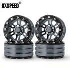 4X Alloy 1,9   Felgen Beadlock Wheel Rims für 1/10 RC Axial SCX10 D90 CC01 TF2