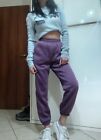 Pantaloni Donna vita Alta Joggers Viola  Tuta Xs Shein