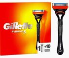 Rasoio + Gillette Fusion 5 Ricariche - X10 lamette di ricambio - Originali