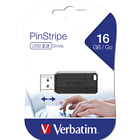 Verbatim Chiavetta USB 2.0 16GB Pen Drive PinStripe Flash Memory Memoria 49063