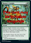 MTG 4x HUNTER s INSIGHT EXC - INTUITO DEL CACCIATORE - CMR - MAGIC