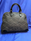 GRANDE BORSA DONNA BAG SAC pelle LIU JO A MANO NERA ORIGINALE VINTAGE