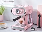 macchina caffe espresso / cappuccino Silvercrest retrò colore Pink