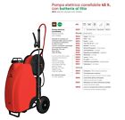 Pompa elettrica carrellabile 45 lt. con batteria al litio