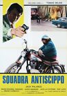 SOGGETTONE POSTER SQUADRA ANTISCIPPO TOMAS MILIAN MOTO DUCATI Scrambler 1976