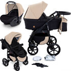 GaGaDumi Boston Passeggino Trio 3 in 1 - Carrozzina Passeggino e Seggiolino Auto