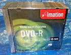 DVD-R Imation White Inkjet Printable 120 min 4.7 GB 16X Confezione da 10 pezzi