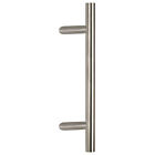 Maniglione Acciaio Inox Satinato Piatto per Porta Portone Interasse 350mm Ko30