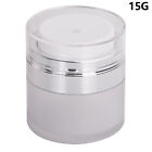 Empty Airless Pump Jar Refillable Creams Sample Lotions Dispenser Travel Lea q-1