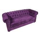 Sofa 3 Sitzer Chesterfield Couch Schlafsofa Bettfunktion Couchen Sofas Stoff Neu