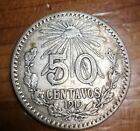 MESSICO MEXICO 50 CENTAVOS 1919 ARGENTO SILVER Condizioni come in foto