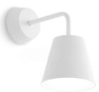 Lampada Parete Applique Linea Light CONUS Metallo Bianco 7266 LED 7 W 32x18,5 cm
