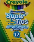 Crayola Super tips Washable Colour Markers Pens - Pack of 12