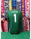 Maglia Calcio Genoa Portiere 2014/15 Perin Match Worn Shirt Trikot Maillot