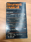 "STRUMENTI MUSICALI " a cura di Ettore Proserpio , RICORDI , 1972, BUONE COND.